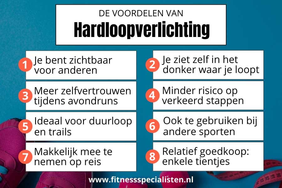 Voordelen-hardloopverlichting