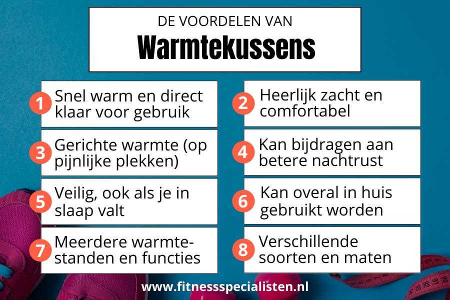 Voordelen-verwarmingskussen