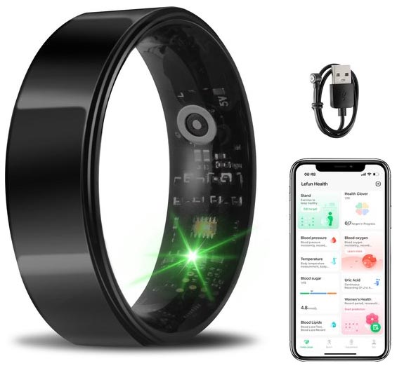 Saaf-Smart-Ring-black